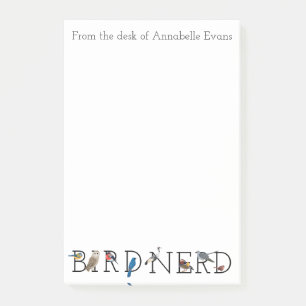 Bird Nerd Collectie Vijf personaliseren Post-it® Notes
