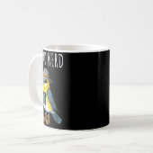 Bird Nerd Funny Bird Watching Birding Bird Lover W Koffiemok (Voorkant links)