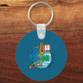 Bird Nerd Funny Bird Watching Birds Lover Ornithol Sleutelhanger (Voorkant)