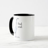 Bird Nerd Great Blue Heron Boho Natuur Lover Mok (Voorkant links)
