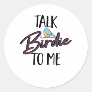 Bird Nerd Hobby Bird Watching Birdwatching Ronde Sticker