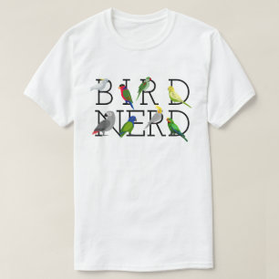 Bird Nerd Parrots T-Shirt