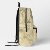 Bird Nerd Silhouette Tan Animal Birdwatcher Bedrukte Rugzak (Links)