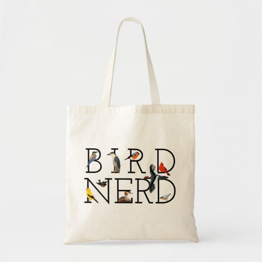 Bird Nerd Tote Bag (Voorkant)