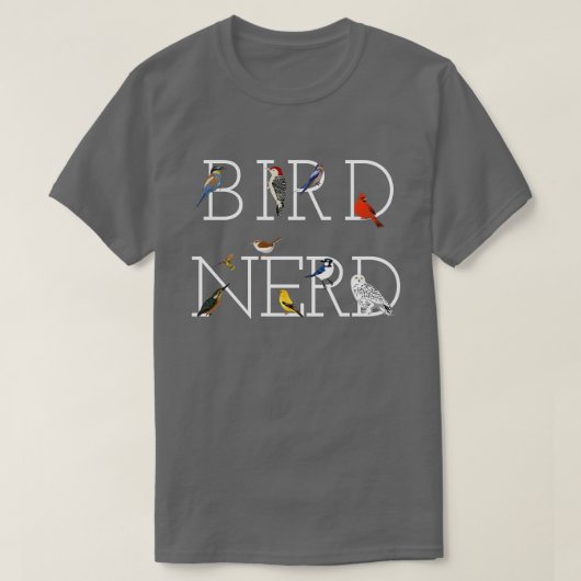 Bird Nerd Two T-shirt (Design voorkant)