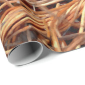 Bird Nest Brown Eggs Old  Antiek Retro Cadeaupapier (Rol Hoek)