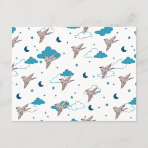 Bird & Night Fairy Dream Briefkaart