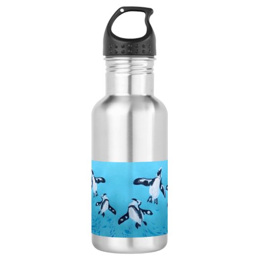 bird of hope/penguin2 waterfles  (Voorkant)