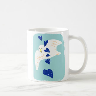 bird of hope_watching bird コーヒーマグカップ koffiemok