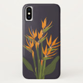 Bird of Paradise Apple iPhone x Coque (Dos)