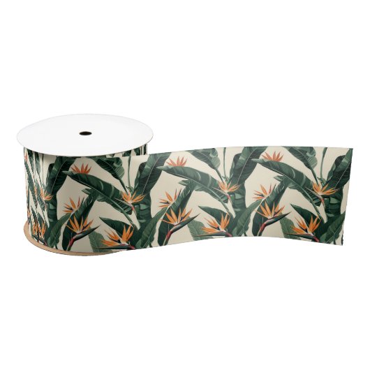 Bird of Paradise Botanical Pattern Lint (Spoel)