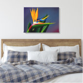 Bird of Paradise Canvas Print (Insitu (Slaapkamer))
