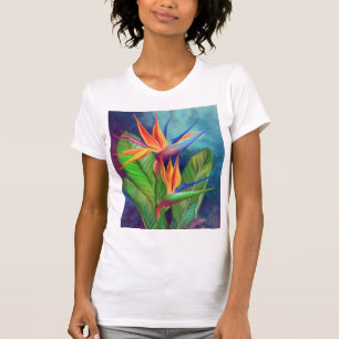 Bird of Paradise Flower T-shirt Strelitzia