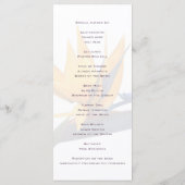 Bird of paradise Flower Wedding Programme Tall Programma (Achterkant)