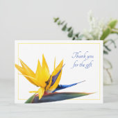 Bird-of-paradise Monogram Merci Cartes (Debout devant)
