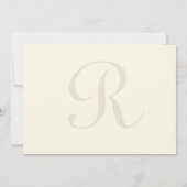 Bird-of-paradise Monogram Merci Cartes (Dos)