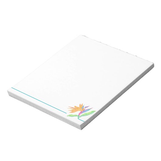 Bird of Paradise Notepad Notitieblok (Gedraaid)