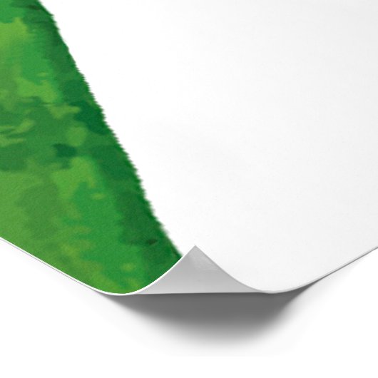 Bird of Paradise op bruiloft welkom Poster (Hoek)