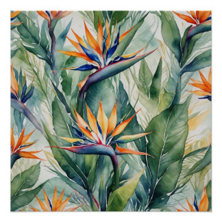 bird of paradise perfect poster