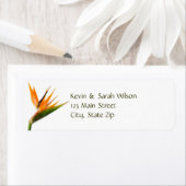 Bird of Paradise Retourner l'adresse Étiquettes (En situation)