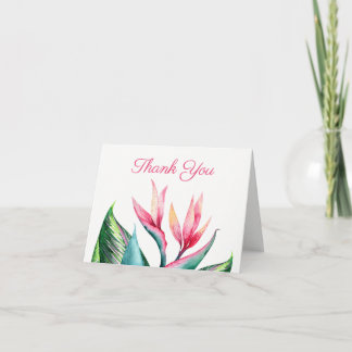 Bird of Paradise Tropical Dank je kaart