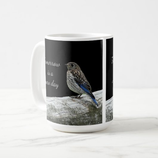 Bird On a Fence Mug (Devant gauche)
