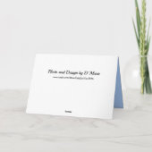 Bird on a Wire - Carte de voeux Osprey (Dos)