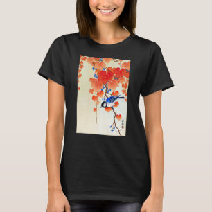 Bird on Branch door Ohara Koson T-shirt