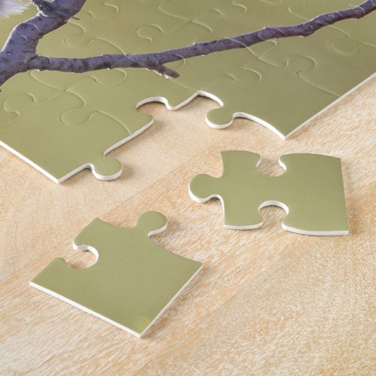 Bird on Twig (Bushtit) Puzzle (Côté)