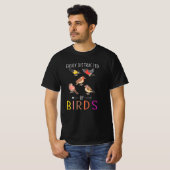 Bird Ornitholoog Gift T-shirt (Voorkant volledig)
