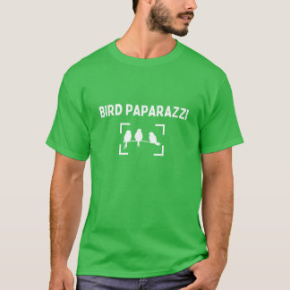 Bird Paparazzi Grappige Vogel Kijken T-shirt