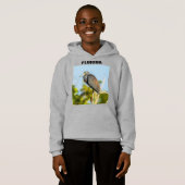 Bird Parfait Floride Enfants Sweat - shirt à capuc (Devant entier)