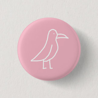 Bird Pin Ronde Button 3,2 Cm