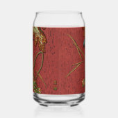 Bird & Plant Janpanese sierkunst Blikvorm Glas (Links)