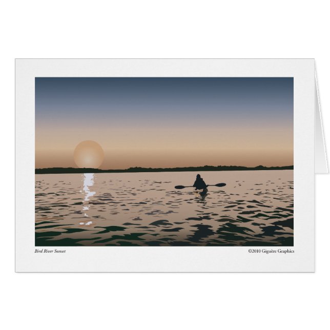 Bird River Sunset (Voorkant Horizontaal)