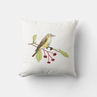 Bird-shaped throw pillows imitating the embroidery kussen