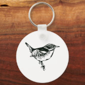 Bird Silhouette Sleutelhanger (Voorkant)