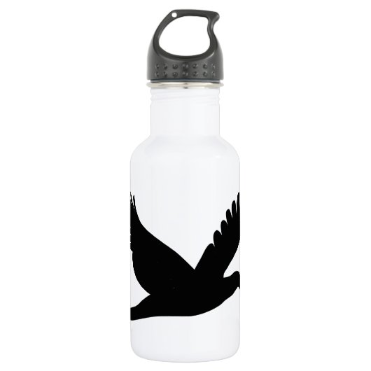 Bird Silhouette Waterfles (Voorkant)