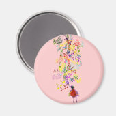 Bird Singing Magneet (Voorkant / Achterkant)