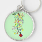 Bird Singing Sleutelhanger (Voorkant)