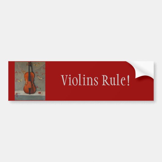 Bird Song Bumpersticker (Voorkant)