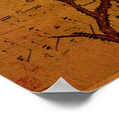 Bird Song Kerstmis Poster (Hoek)