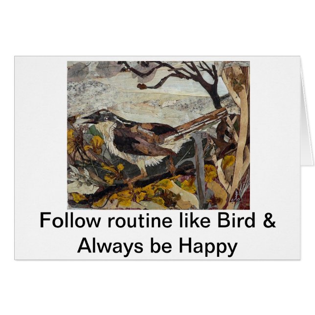 Bird Sparrow (Voorkant Horizontaal)