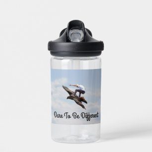 Bird Surfing Man Waterfles