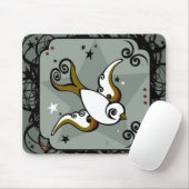 Bird Tattoo Mousepad Muismat (Met muis)