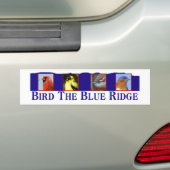 Bird the Blue Ridge Bumpersticker (Op auto)
