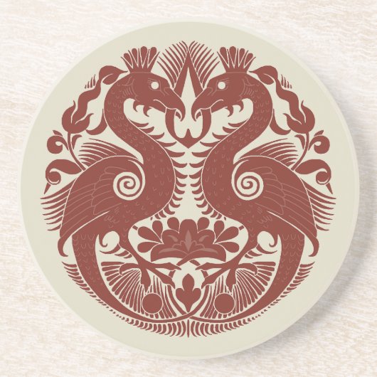 Bird-Things Sandstone Onderzetter (Voorkant)