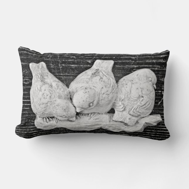 Bird Trio Kussen (Voorkant)