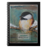 Bird Watcher Bird Journal Avec Chickadee Art (Devant)