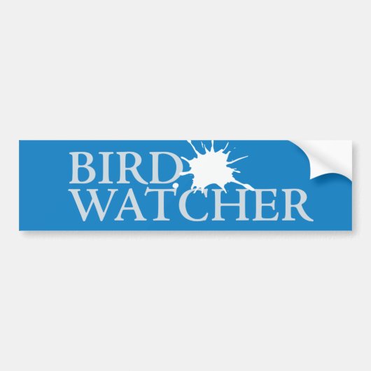 Bird Watcher Bumpersticker (Voorkant)